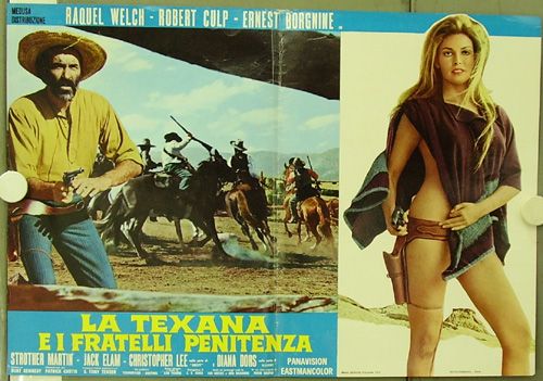 BT83 Hannie Caulder Raquel Welch Sexy Orig Poster ITA D