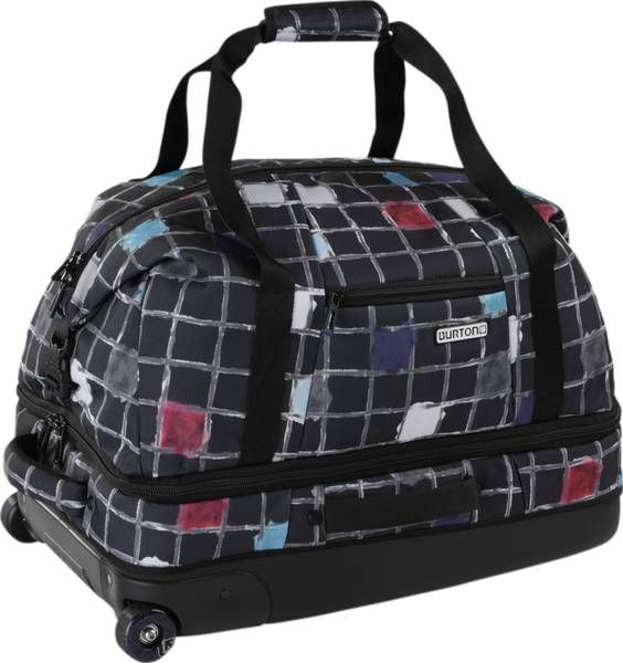 BURTON snowboard WHEELIE CARGO travel bag luggage watercolor ~NEW~