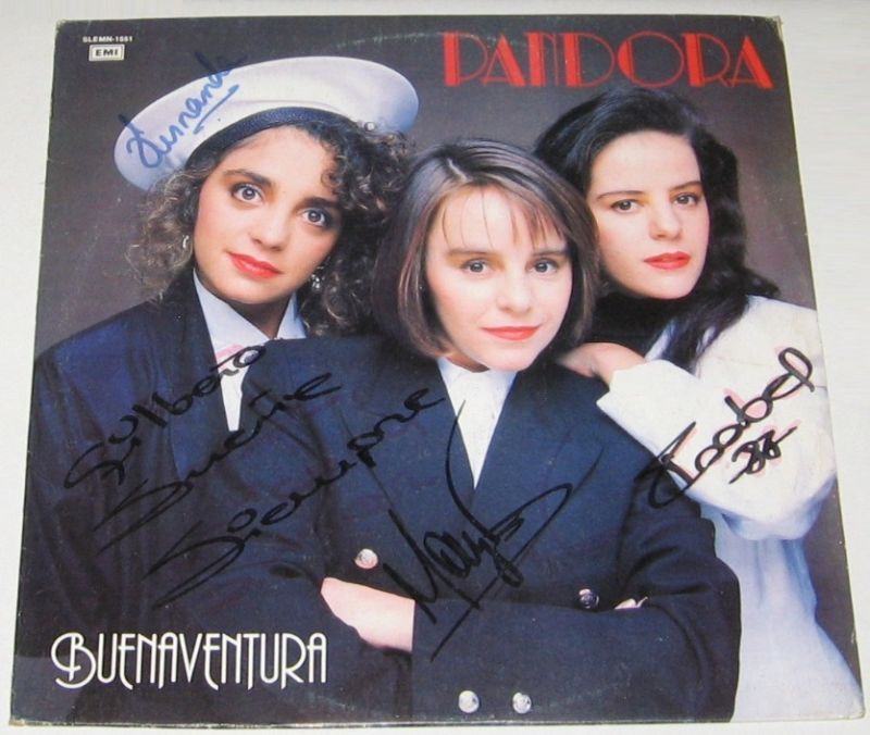  Pandora Buenaventura Autographed LP w Insert