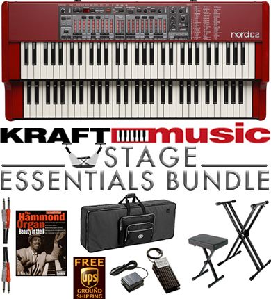 Nord C2 C 2 Combo Organ Virtual Tonewheel B3 Keyboard Stage Essentials 