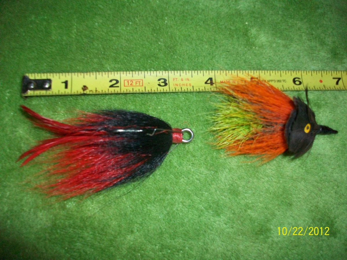  RARE Vintage Flyrod Lure and Weedless Bucktail