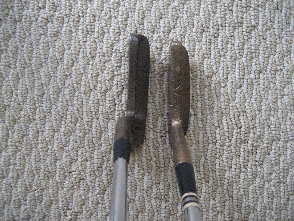 Vintage Wilson Brass Putters,Seminole, Shotgun