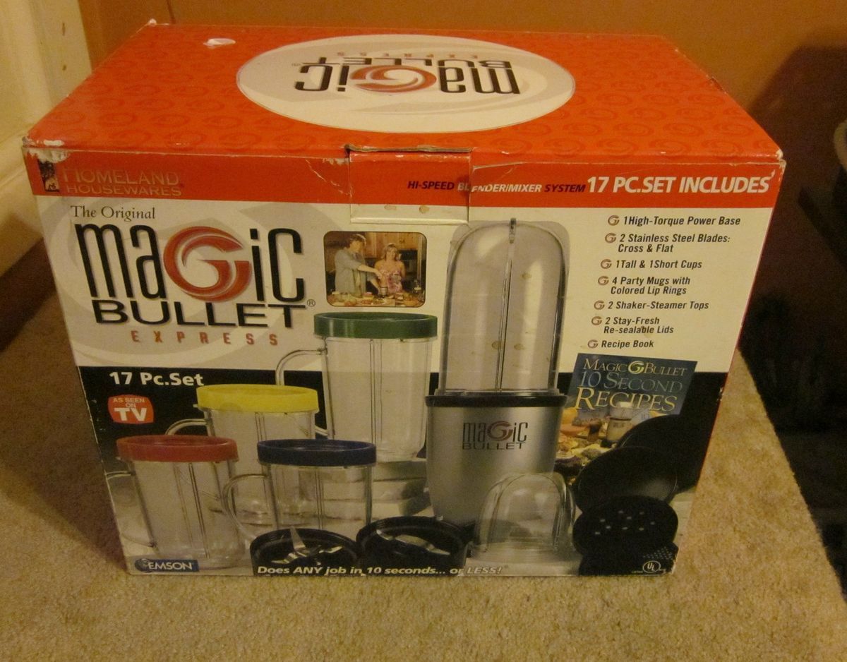 MAGIC BULLET EXPRESS BLENDER AS SEEN ON TV HI SPEED BLENDER MIXER