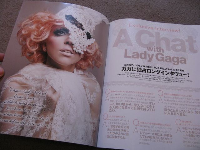   Love Lady Gaga Gossips Japan Magazine Calendar 2011 Paparazzi