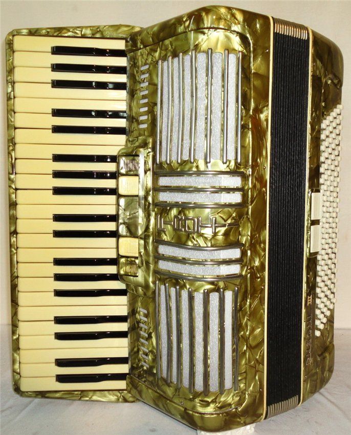   Vintage Rare German ACCORDION FIROTTI BUSONI III 120 bass Nice sound