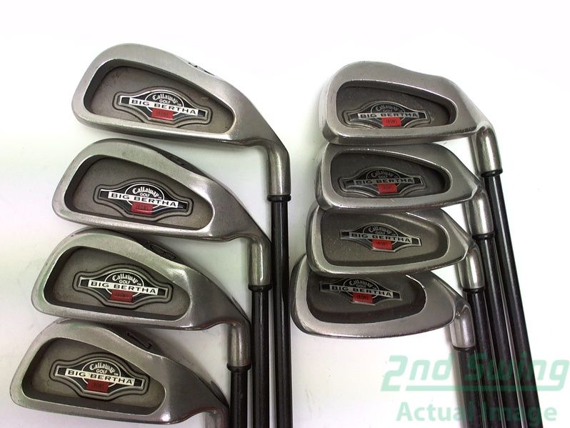 Callaway 1996 Big Bertha Iron Set 4 SW 38 Graphite Senior Right