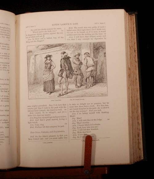 C1890 8VOL Works Shakespeare Illustrated Henry Irving