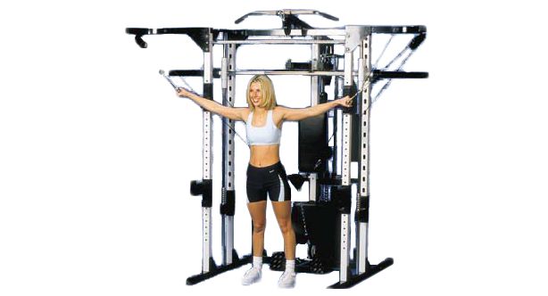   Yukon Chest and Bicep Professional Cable Crossover home Gym Attachment