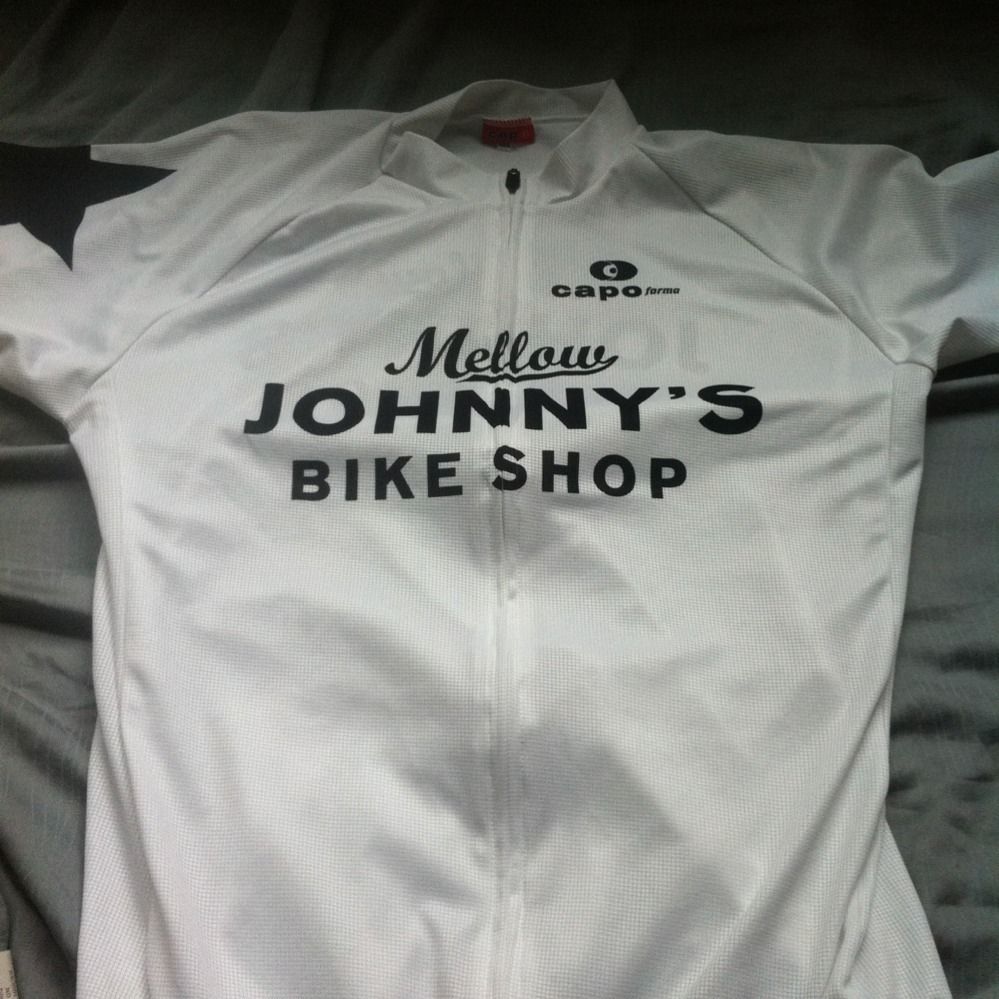   Johnnys Bike Shop Jersey Cyclying Lance Armstrong Capo Shirt