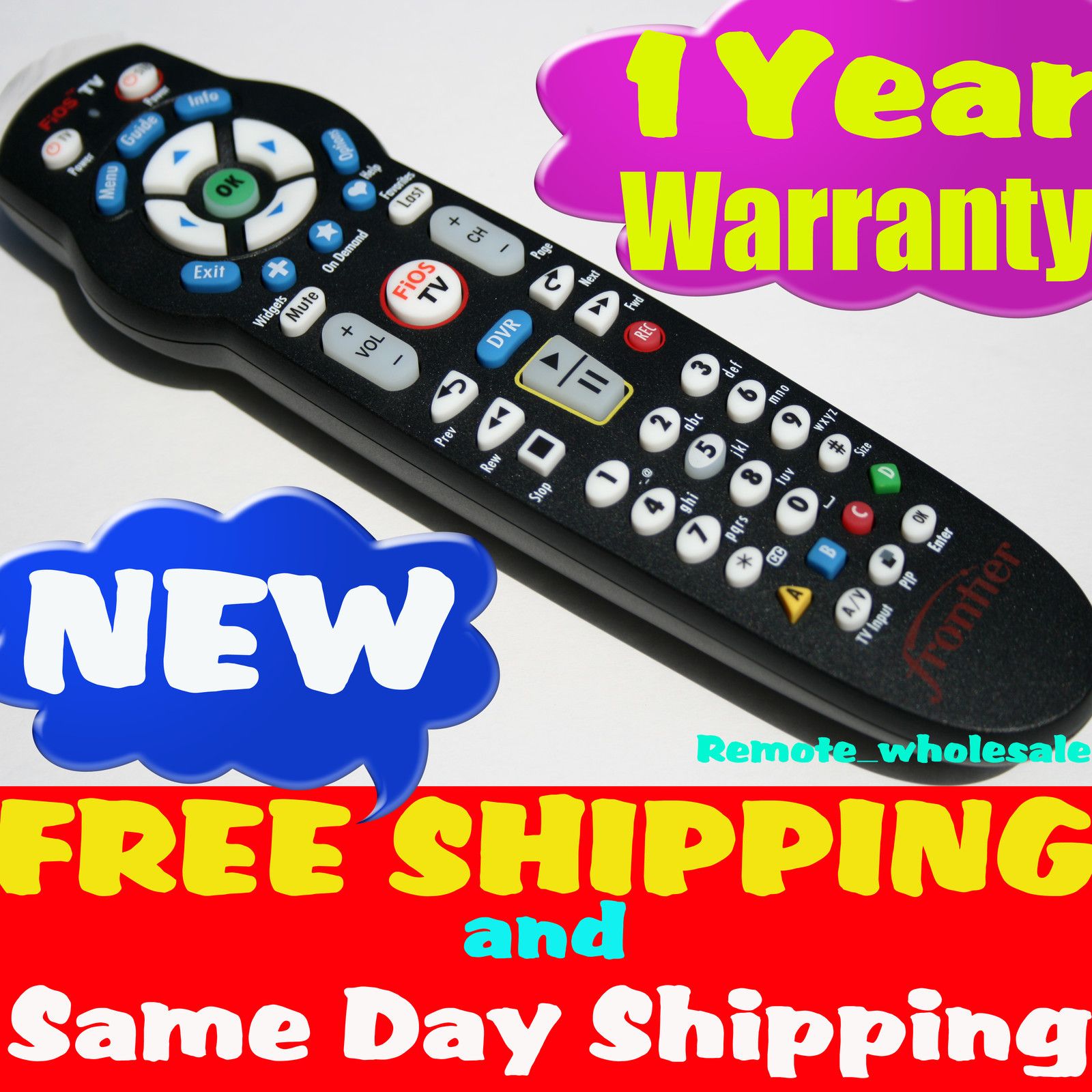 New Verizon FIOS Cable TV Frontier RC2655003 02b Remote Control 