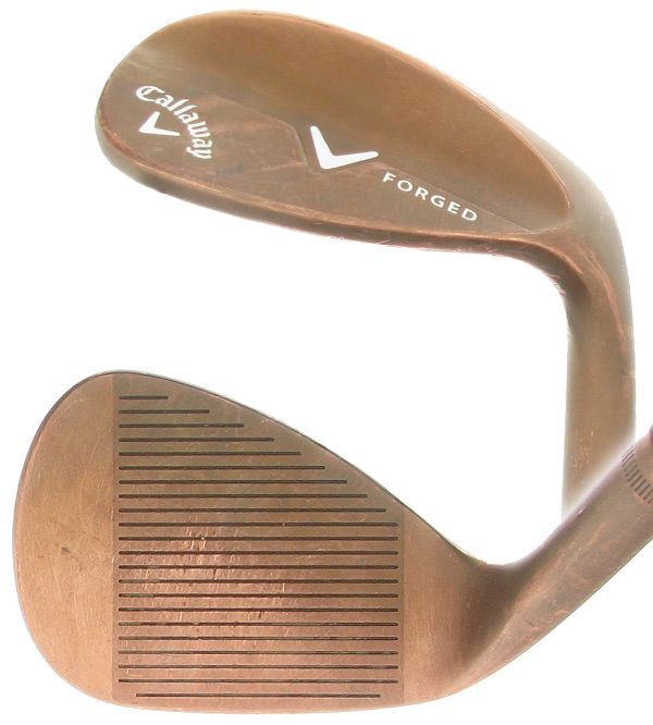 CALLAWAY FORGED COPPER 56* RH SAND WEDGE DYNAMIC GOLD STEEL STIFF 11 