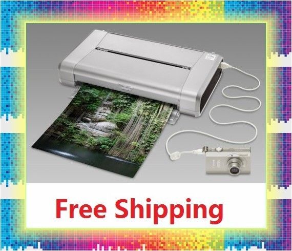 New Canon PIXMA iP100 Digital Photo Inkjet Mobile Printer w Ink New 