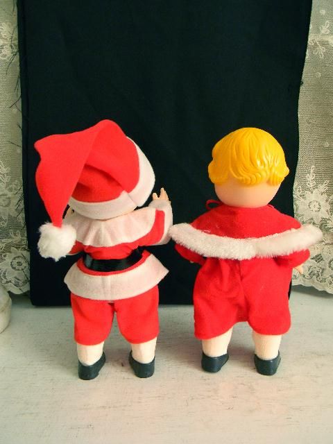   Santa Claus Mrs Claus Campbell Soup Kids Dolls Collectors