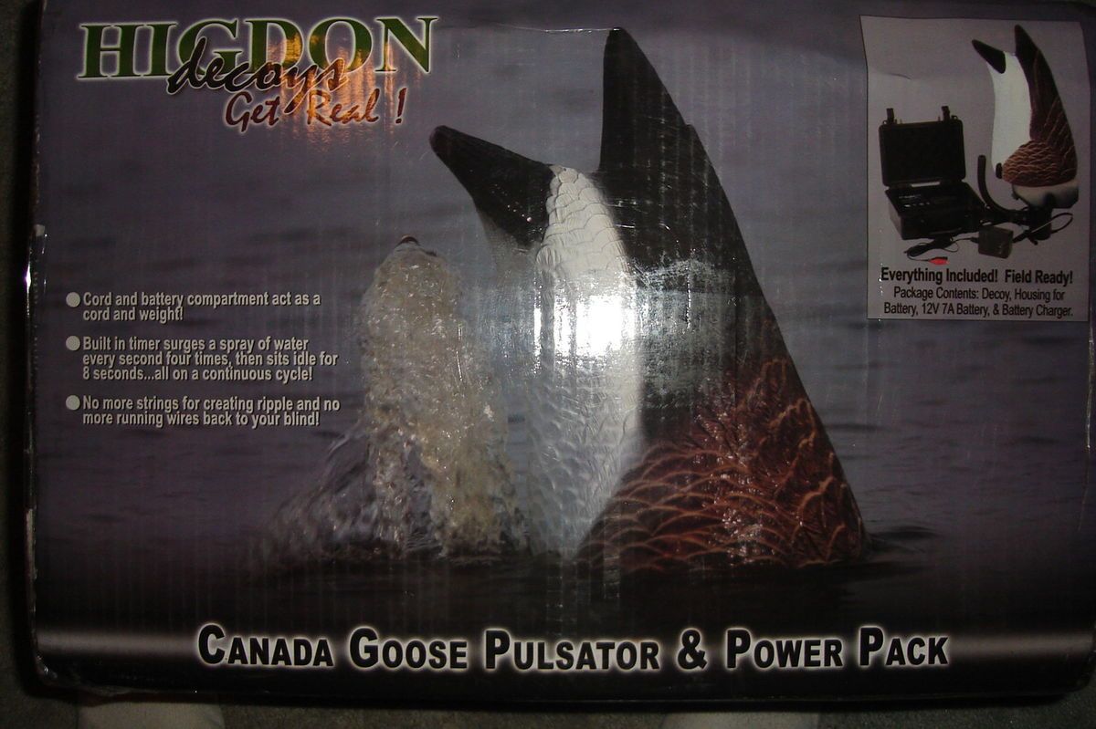    DECOYS HIGDON CANADA GOOSE PULSATOR NEW SWIMMING GOOSE MOTION DECOY