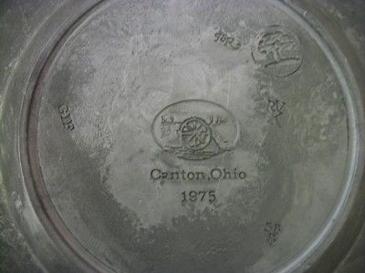 Set of 3 Great American Revolution Canton, Ohio Pewter/ Porcelain 