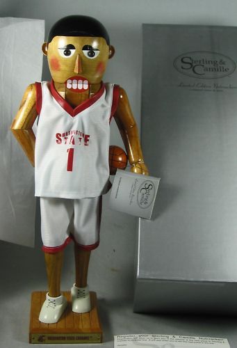 Sterling Camille WSU Cougars Nutcracker Signed No