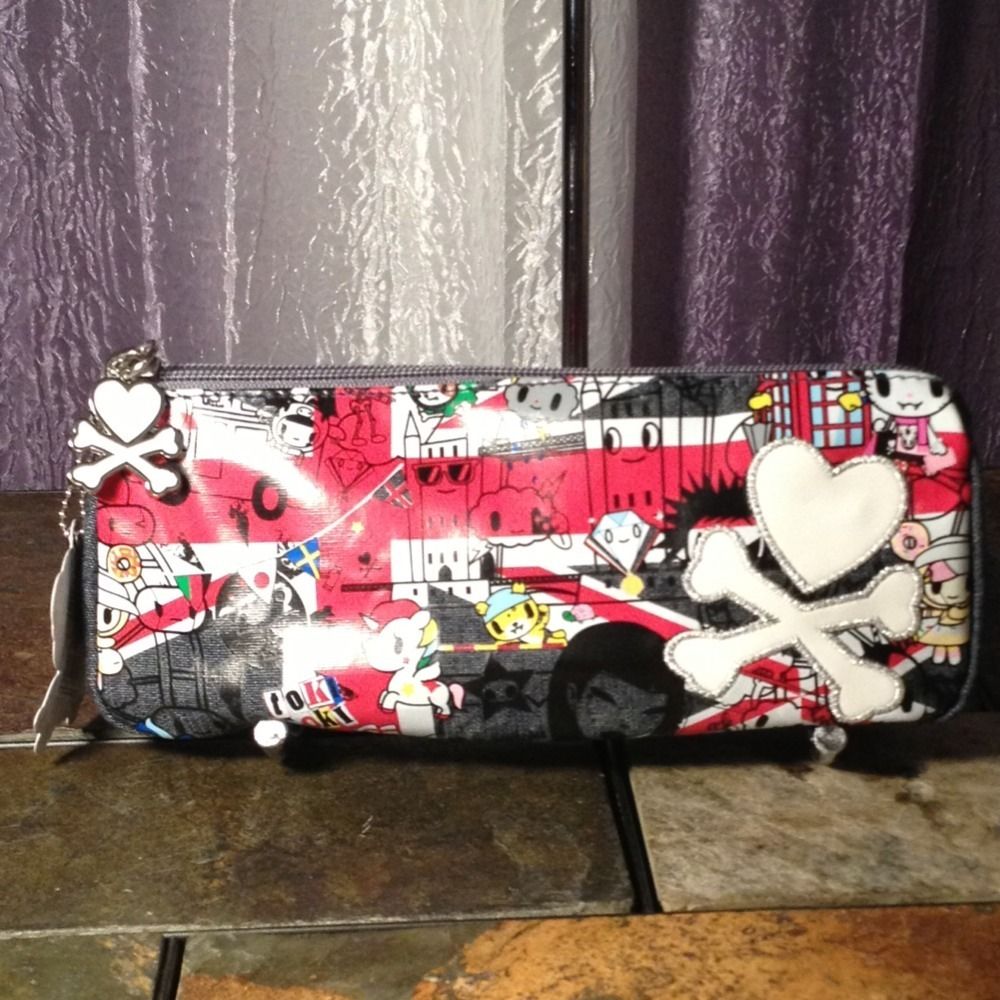 Tokidoki x Sephora Cosmetic Case Pencil Pouch British Design 