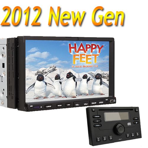 Double DIN Car CD DVD Player Radio Touch Screen Audio