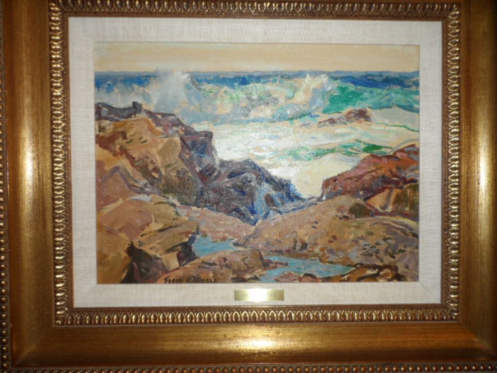 FRANK HARMON MYERS CALIFORNIA WELL LISTED ARTIST O/B 12X16 