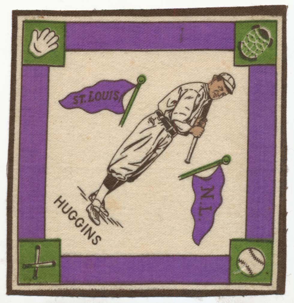 1914 B18 Blanket 36.1 MiIler Huggins (purple pennants) Ex Mt