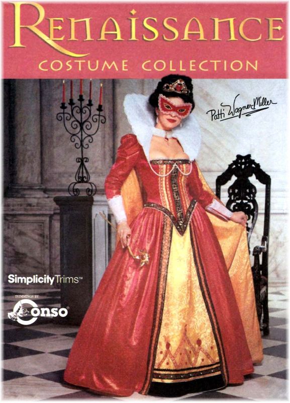 RENAISSANCE Costume Gown & Cape Sewing Pattern 6 12 UNCUT NEW