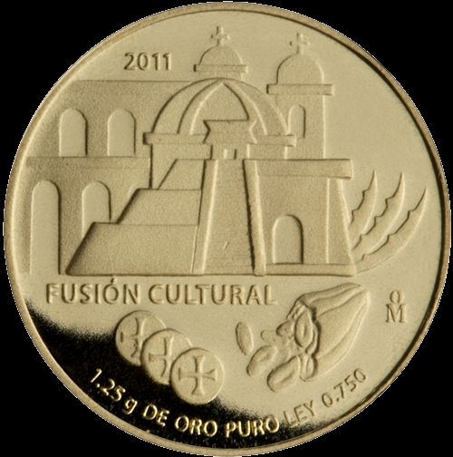 Cultural Fusion of Mexico Smallest Gold Coins in The World Limited 