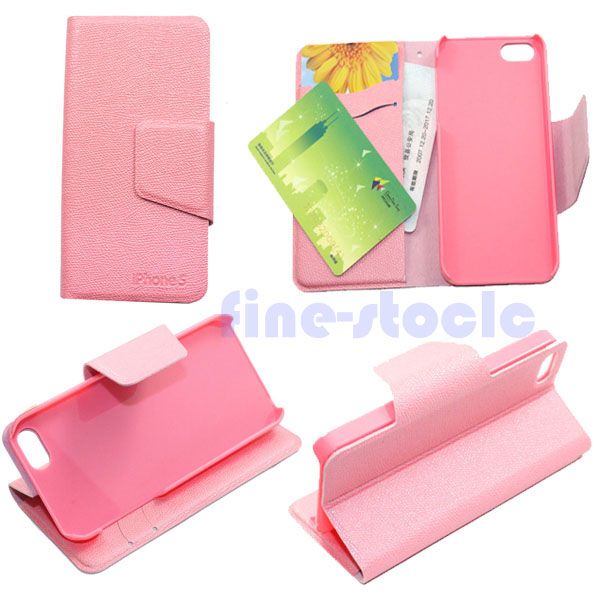 New Leather PU Wallet Card Holder Case Cover Pouch Flip Stand for 