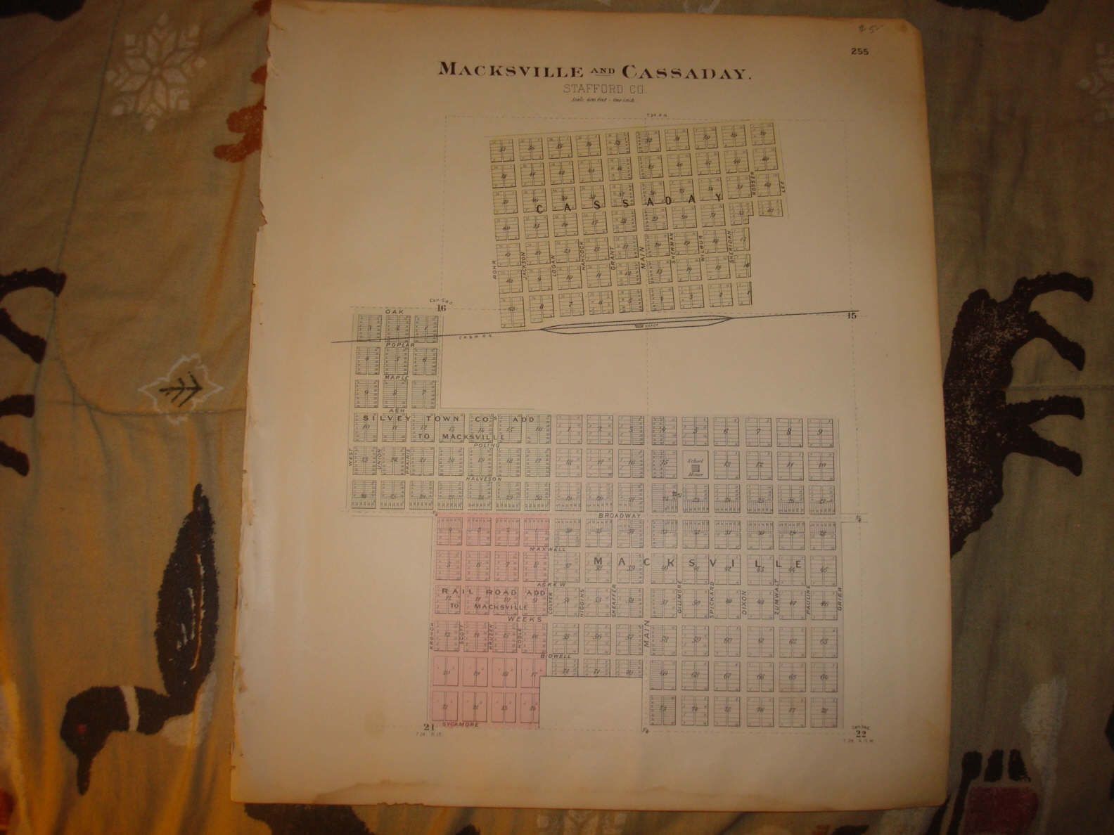 Brookville Stafford Macksville Cassaday Kansas Map