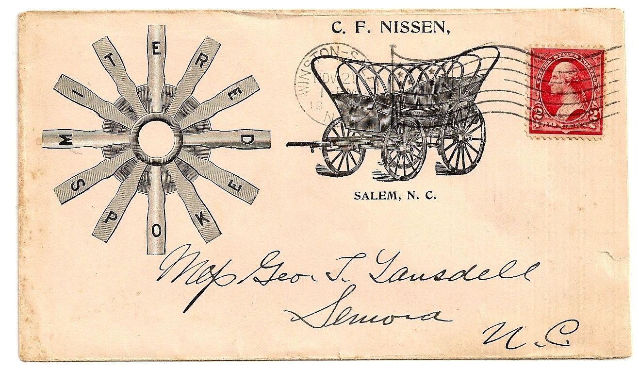 Nissen SALEM NC North Carolina SMITERED SPOKE Advertising 