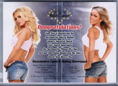 Cassandra Lynn Holley Dorrough Benchwarmer Daizy Dukez 08 10 Dual Auto 