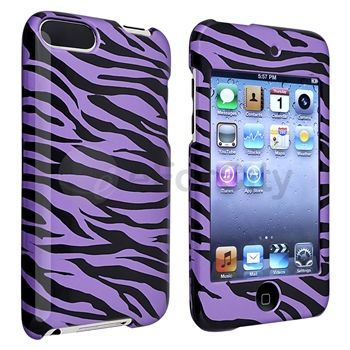   Black Zebra Hard Case Cover Accessory for iPod Touch 3rd 2nd Gen 3G 2G