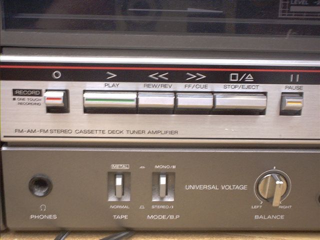 Panasonic Vintage Boombox Ghetto Blaster RX C45 Cassette Am FM Radio 
