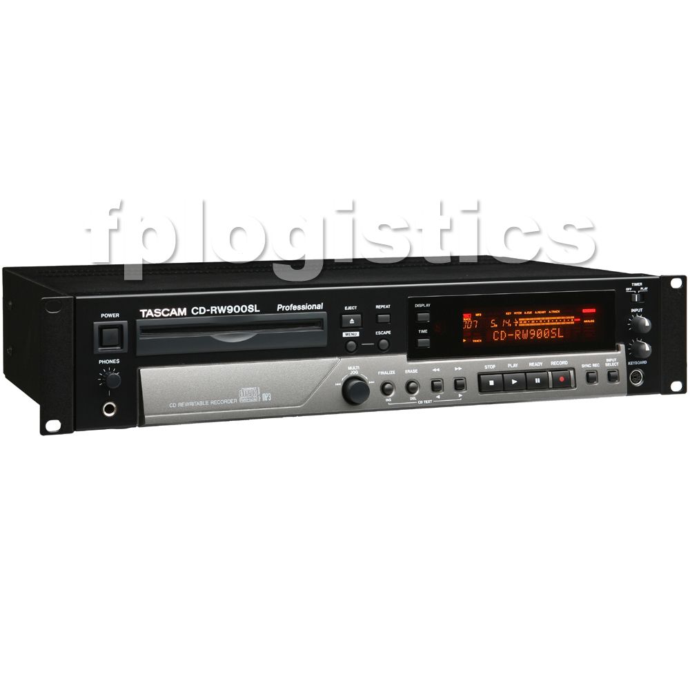 Tascam CD RW900SL Rackmount CD Recorder CDRW900SL  CDRW 900 