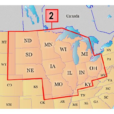 Garmin MapSource US Inland Lakes North Central Micro SD