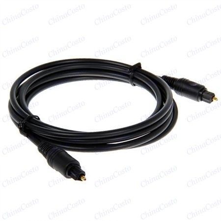 optical fiber optic toslink audio cable spdif cd dvd 2m