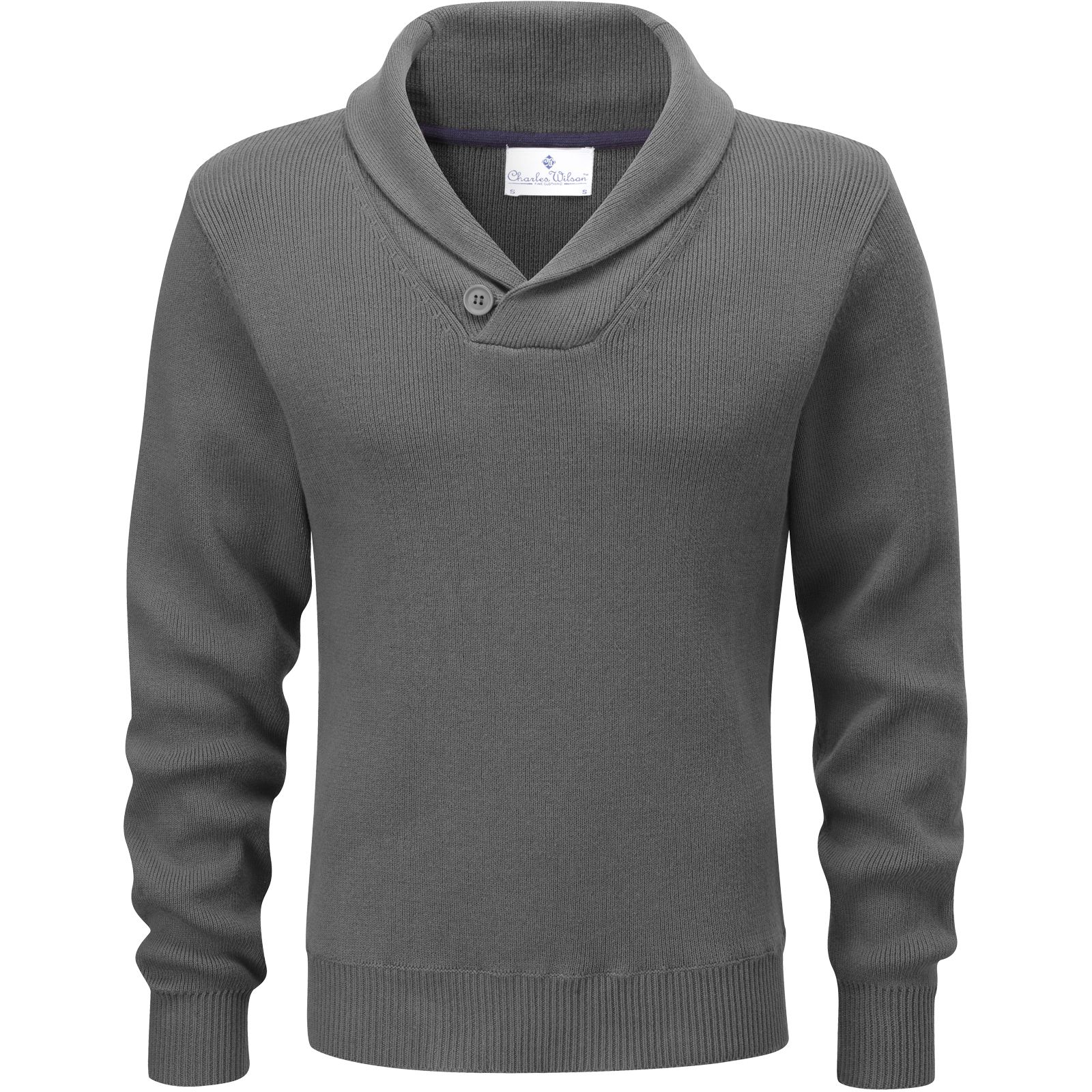 Charles Wilson Mens Shawl Collar Jumper