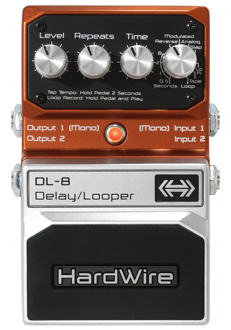   DL 8 Delay Looper Guitar Effects Pedal Open Box 691991201325