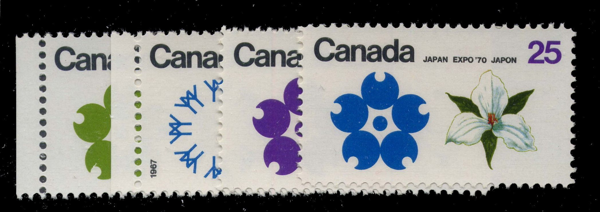 Canada 508   511 SG MNH VF 25c Expo 70 Japan [3815] CV=$12.00