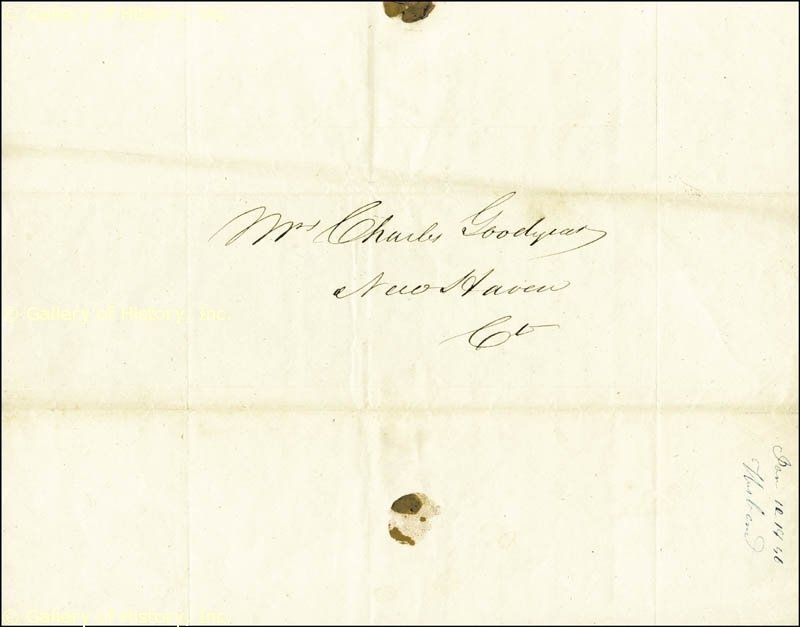 Charles Goodyear Autograph Letter Signed 01 12 1846