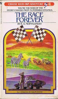 the race forever a choose your own adventure book with 32 possible 
