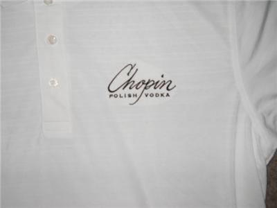 chopin vodka performance polo shirt xl new