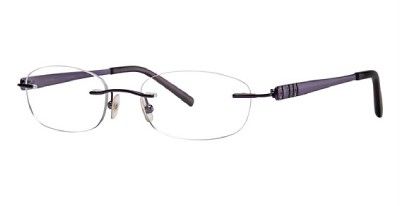 Vera Wang Rimless Eyeglasses Solange Amethyst 50x18x140