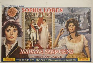 Madame Sans Gene Original 1963 Belgian Sophia Loren