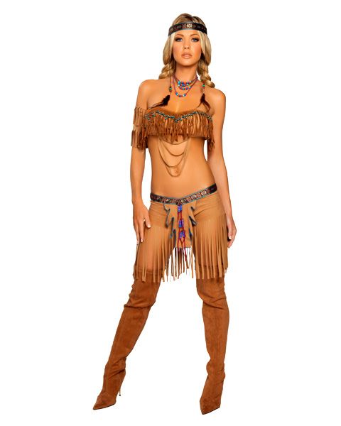 Sexy Cherokee Warrior Indian Adult Costume