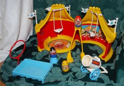 vintage weebles circus little people playset w acc