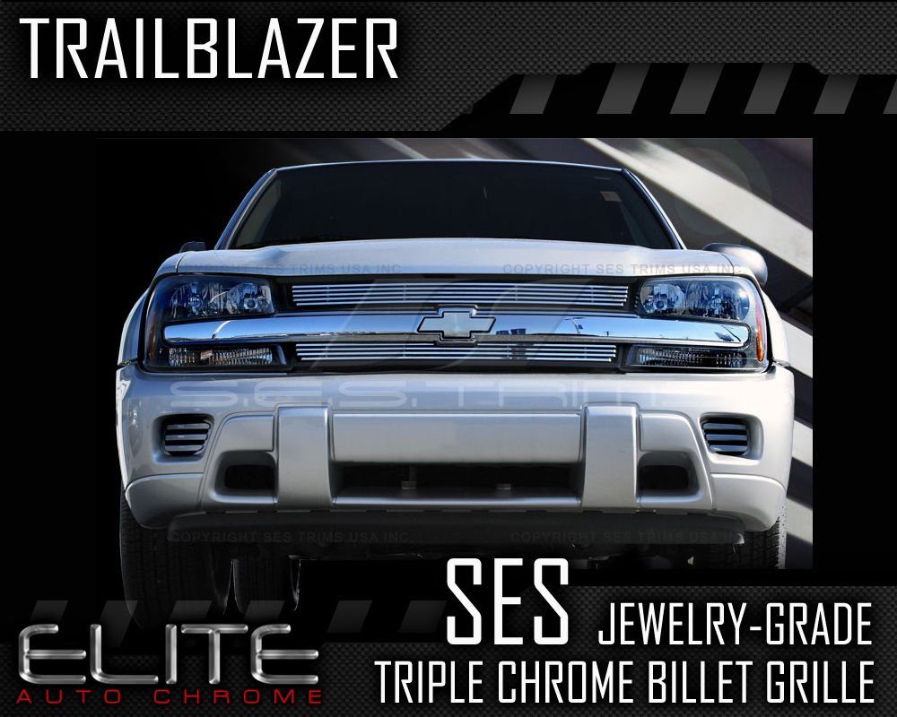 2002 2006 Chevy Trailblazer LS Ses Chrome Billet Grille