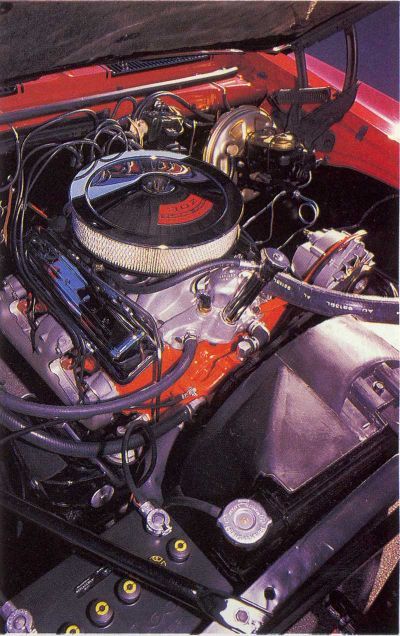 Chevy worked its 327 cid V 8 down to 302 cid in the Camaro to meet