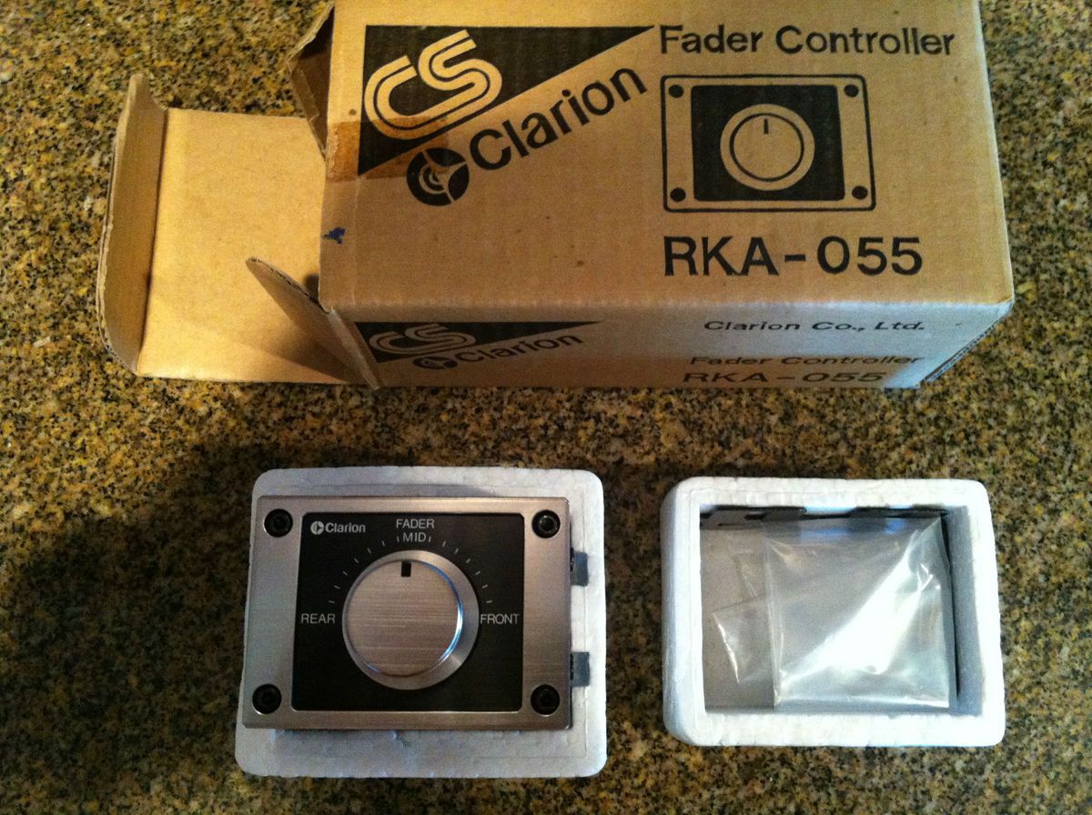 Clarion RKA 055CS fader controller front rear knob car audio stereo