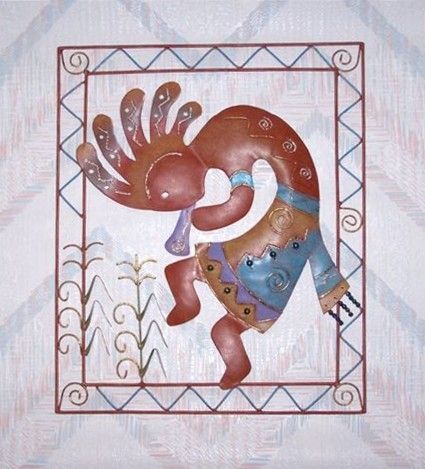 Regal Art Large Southwestern Kokopelli Wall Frame