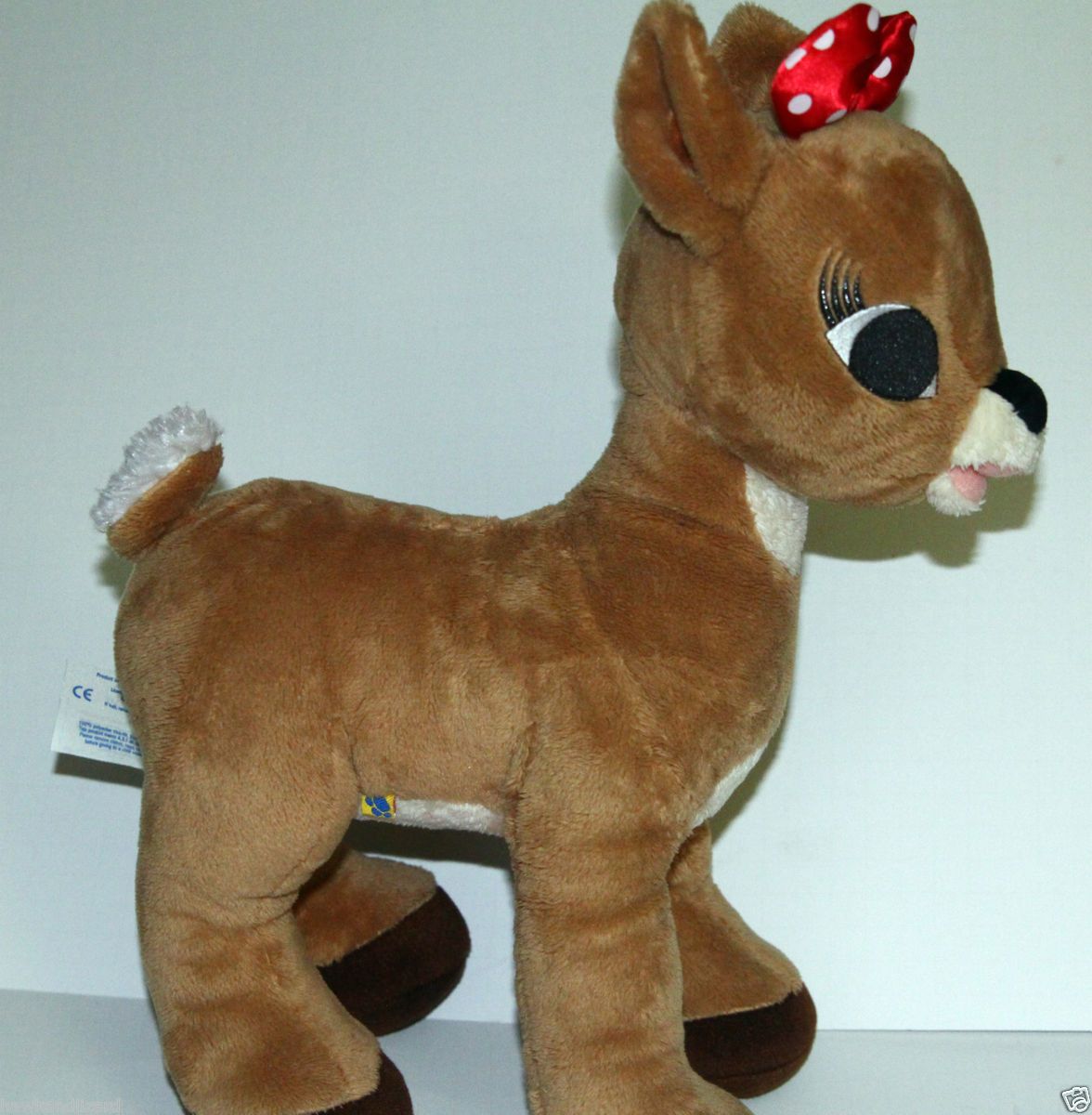 Clarice Rudolph Reindeer Girl Friend 2007 Plush Lovey 15 BABW Build A